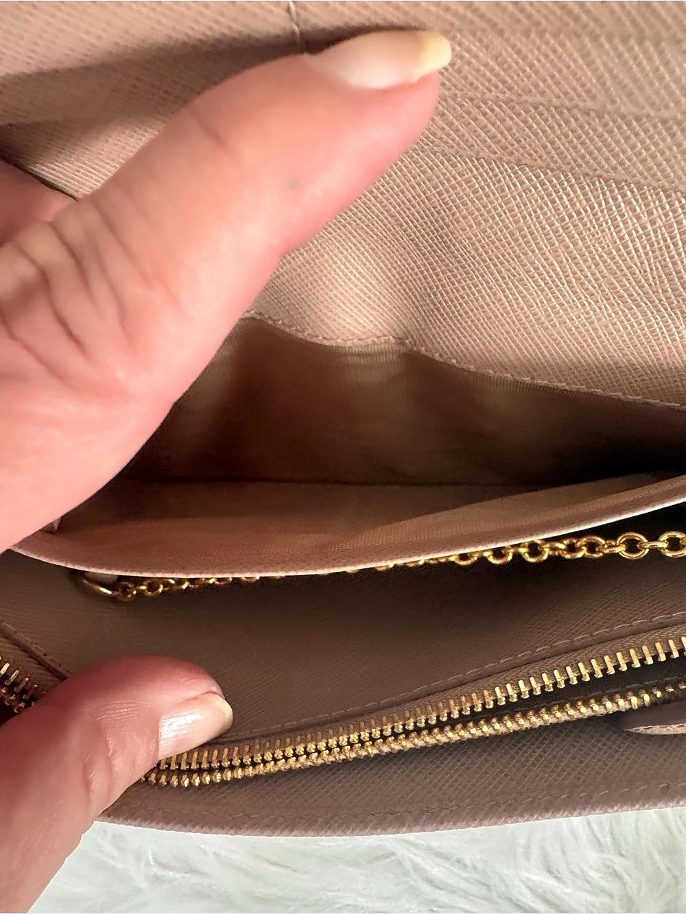 Prada Saffiano Leather Continental Flap Wallet - Picture 10 of 16